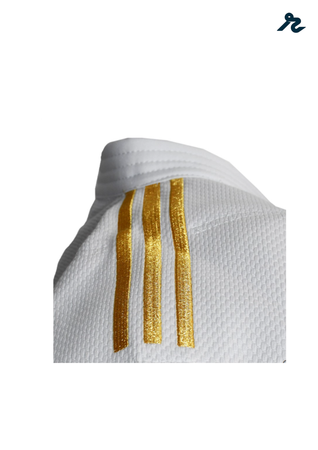 Judogi Adidas Champion III Primegreen Slim Fit IJF Blanco | Competición