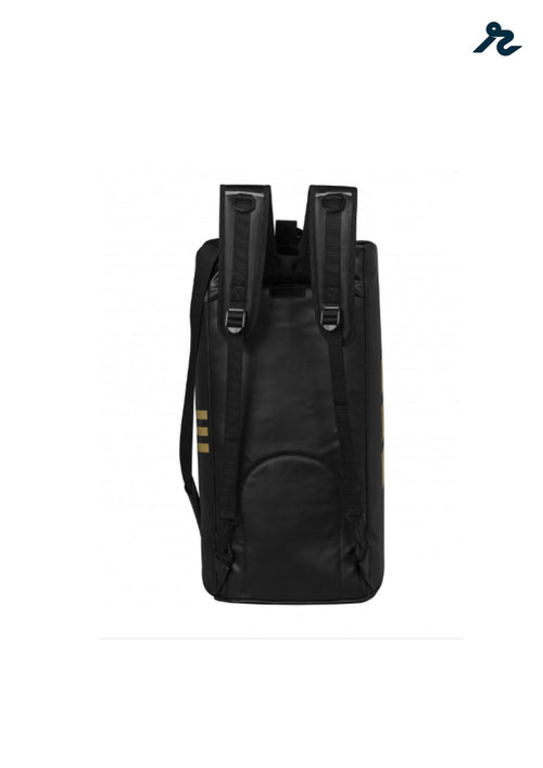 Bolsa Mochila Adidas 2 en 1 Negro Dorado | Bolsa Deportiva Gimnasio MMA Boxeo
