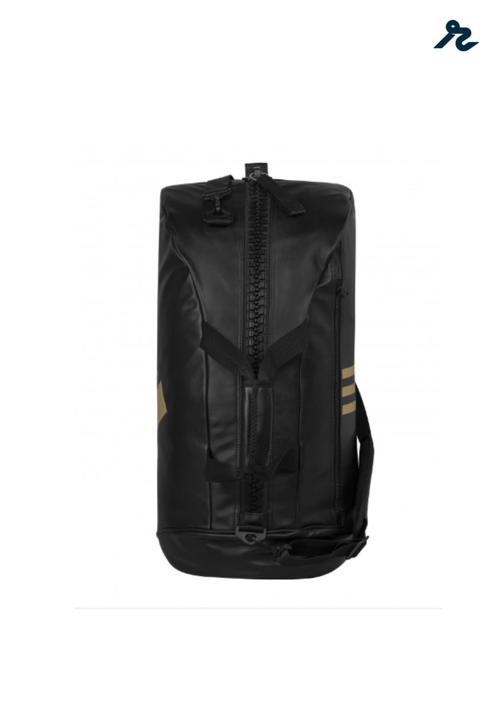 Bolsa Mochila Adidas 2 en 1 Negro Dorado | Bolsa Deportiva Gimnasio MMA Boxeo