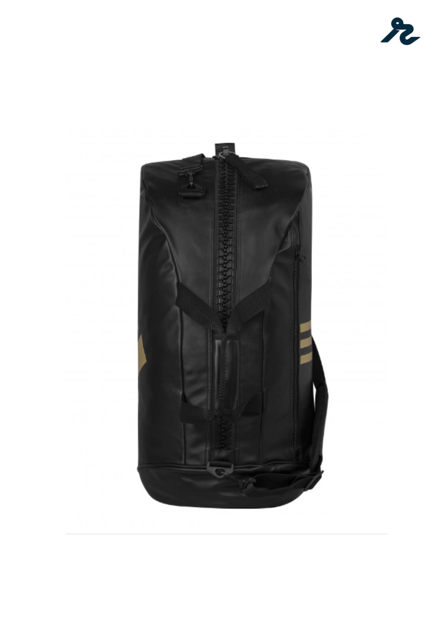 Bolsa Mochila Adidas 2 en 1 Negro Dorado | Bolsa Deportiva Gimnasio MMA Boxeo