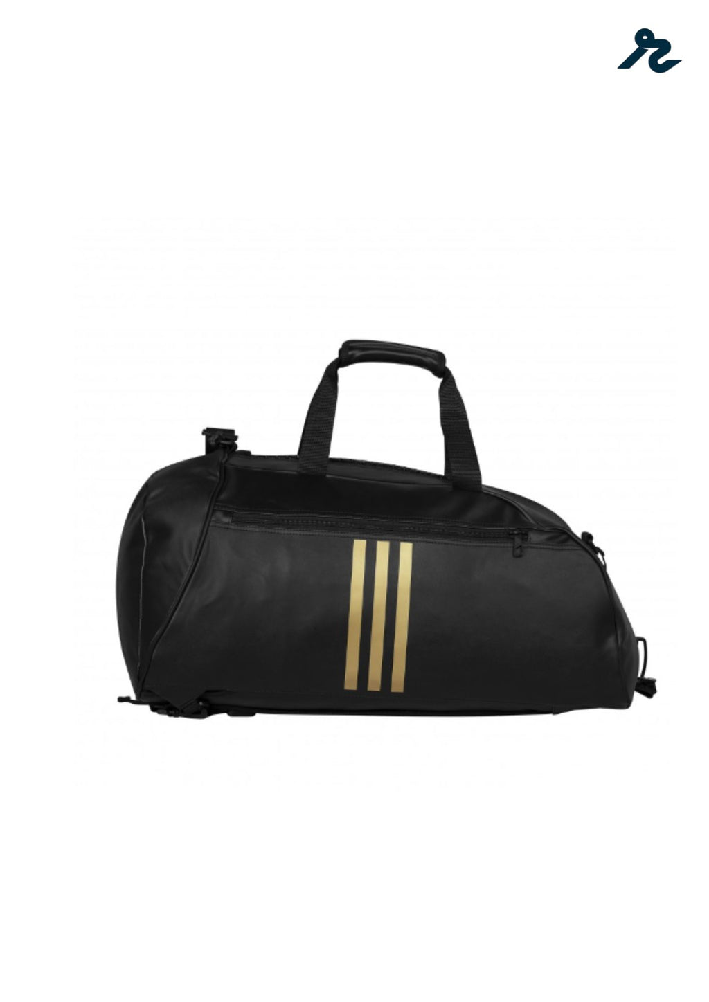 Bolsa Mochila Adidas 2 en 1 Negro Dorado | Bolsa Deportiva Gimnasio MMA Boxeo