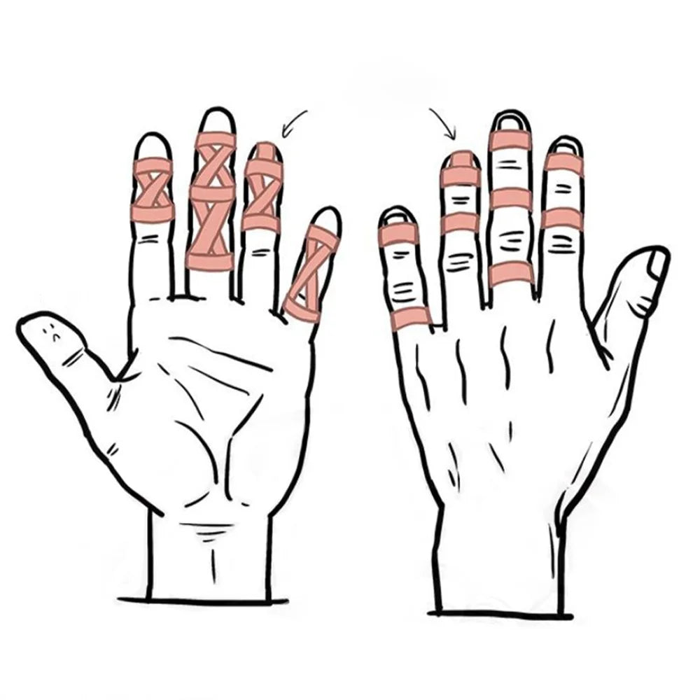 Tape Elástico para Dedos BJJ y Jiu-Jitsu | Vendaje Autoadhesivo para Artes Marciales