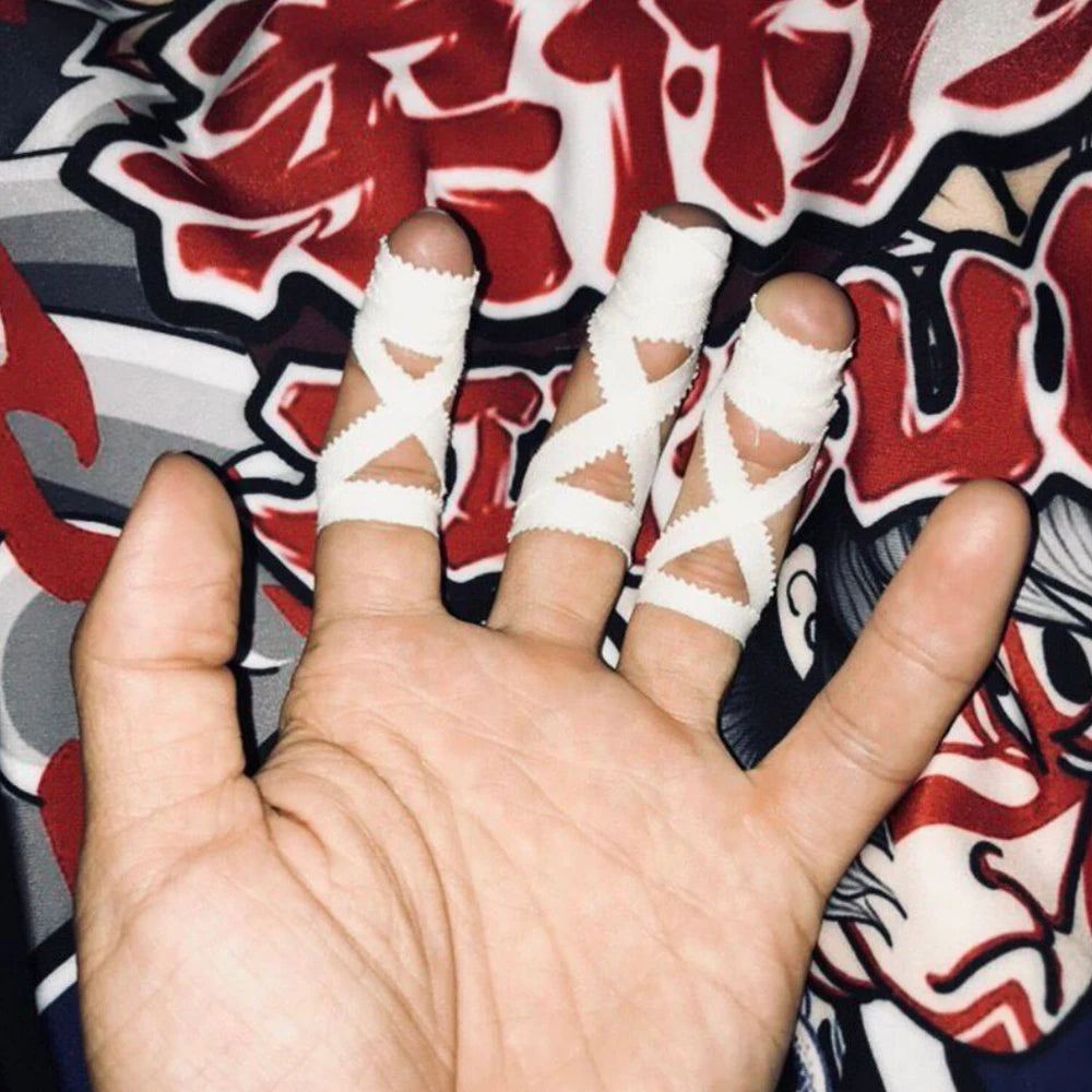 Tape Elástico para Dedos BJJ y Jiu-Jitsu | Vendaje Autoadhesivo para Artes Marciales