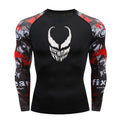 Camiseta Rash Guard MMA para Hombre – Compresión Deportiva Manga Larga