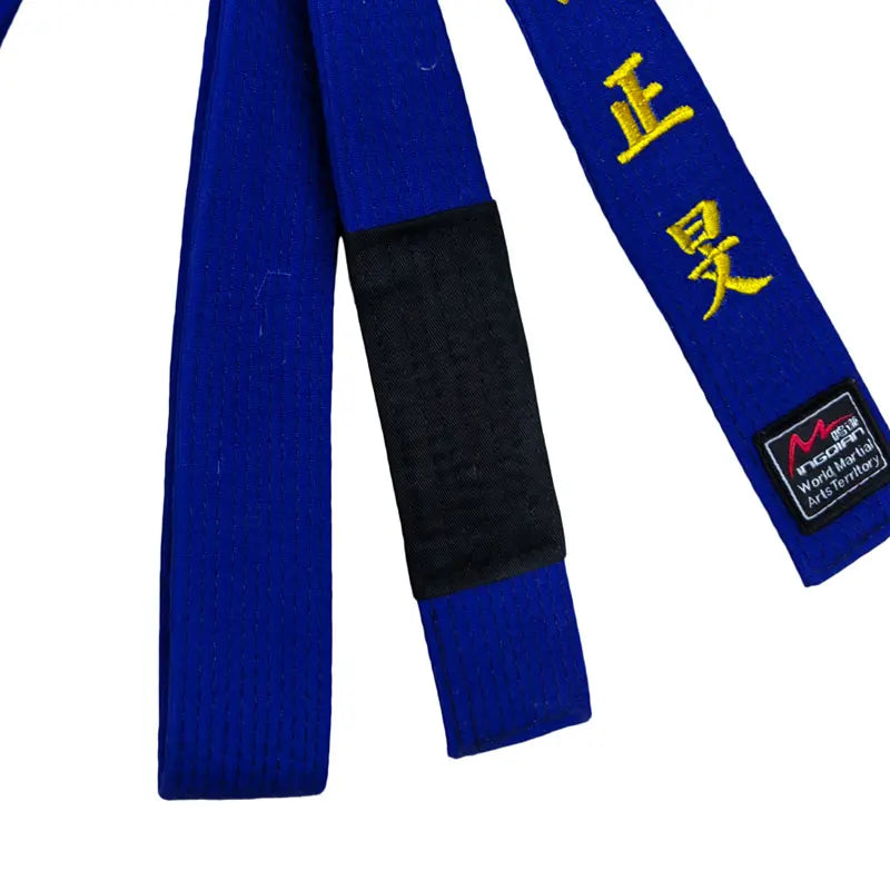 Cinturón BJJ Adulto | Jiu-Jitsu Brasileño Todas las Graduaciones | 4.5cm Bordado