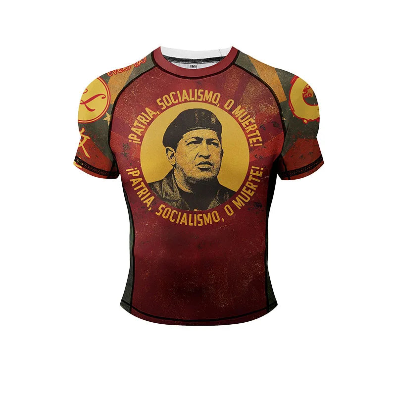 Rashguard Compresión Hombre BJJ No-Gi | Jiu-Jitsu, Kickboxing y Grappling | Poliéster y Spandex