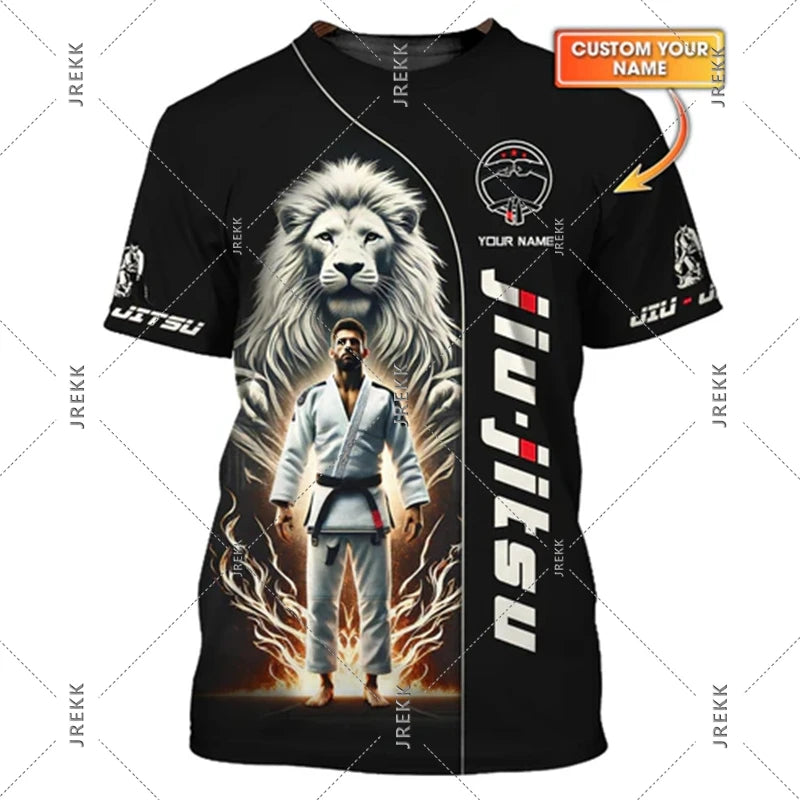 Camiseta Judo y Jiu-Jitsu | Estampado 3D | Ropa Deportiva Artes Marciales