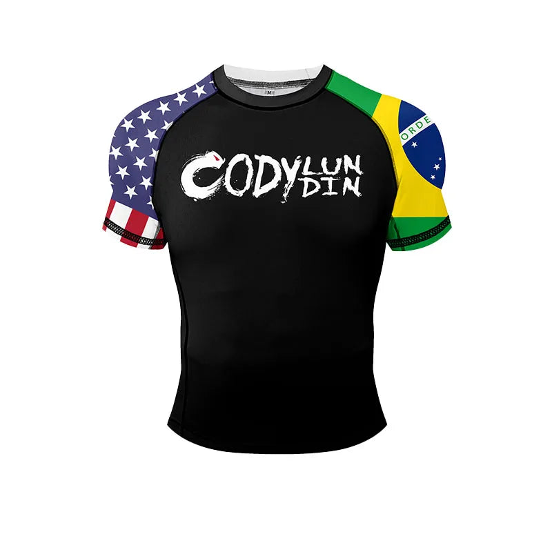 Rashguard Compresión Hombre BJJ No-Gi | Jiu-Jitsu, Kickboxing y Grappling | Poliéster y Spandex