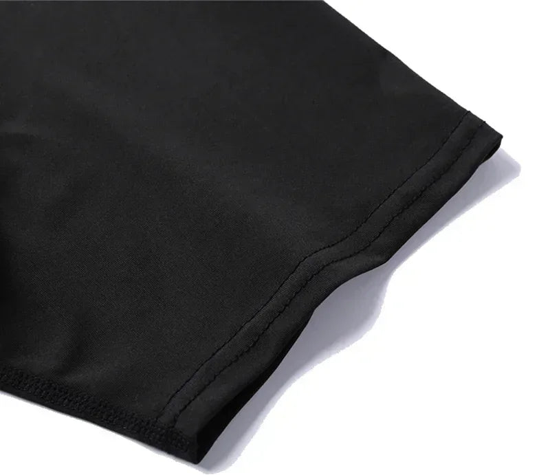 Camiseta de Compresión Hombre Manga Corta | Secado Rápido | Gym, Running y Artes Marciales | Tallas S-3XL