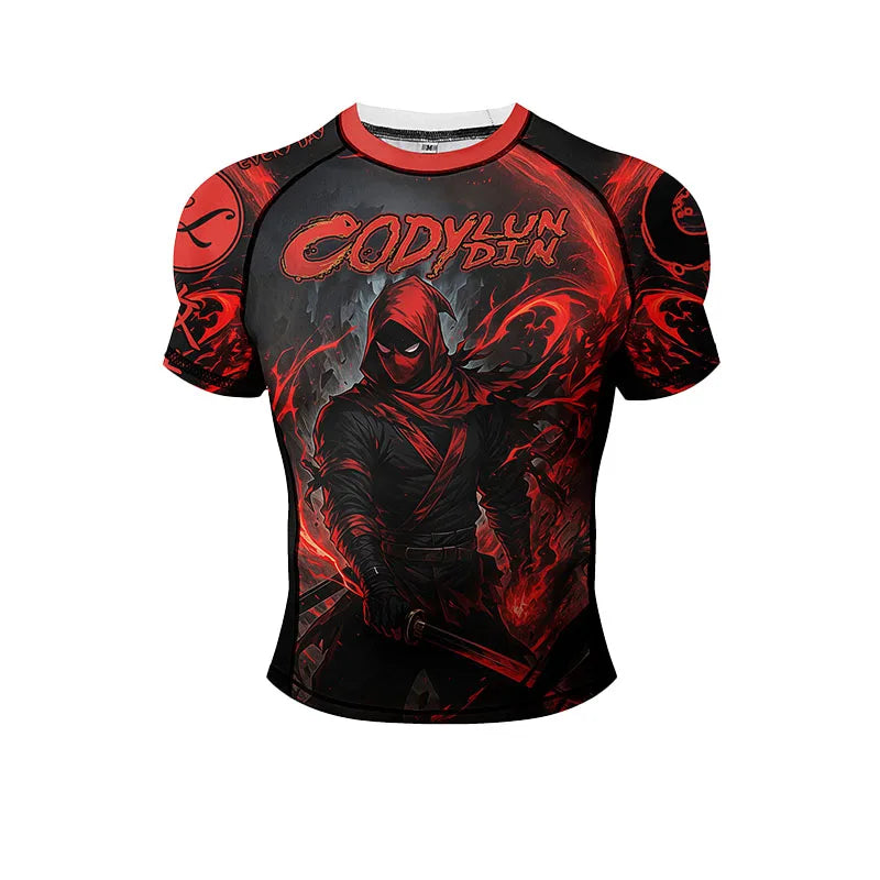 Rashguard Compresión Hombre BJJ No-Gi | Jiu-Jitsu, Kickboxing y Grappling | Poliéster y Spandex