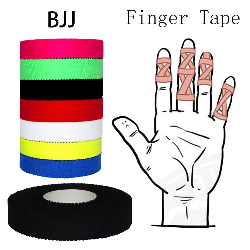 Tape Elástico para Dedos BJJ y Jiu-Jitsu | Vendaje Autoadhesivo para Artes Marciales