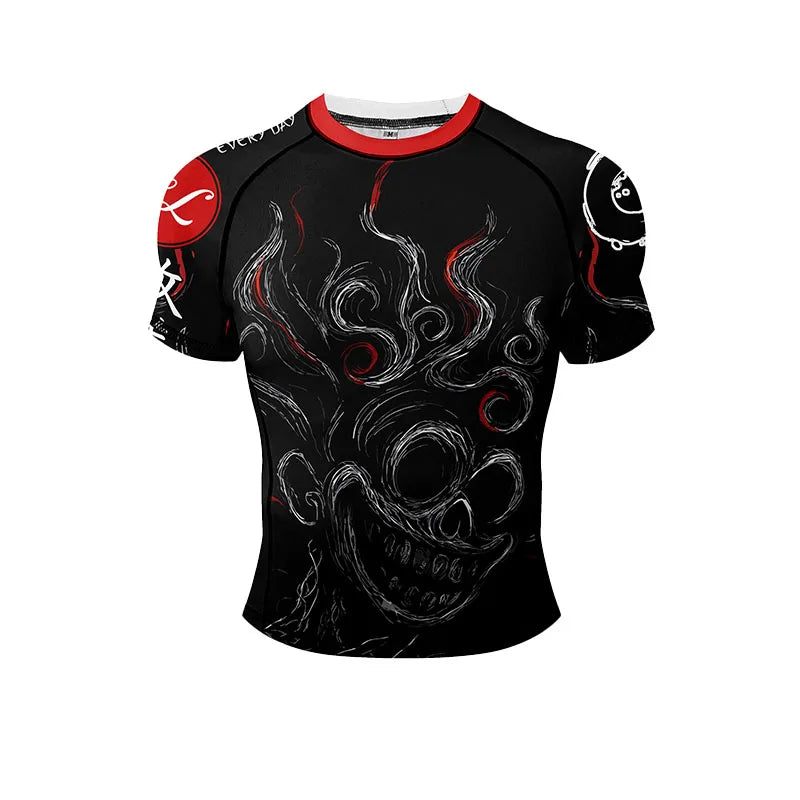 Rashguard Compresión Hombre BJJ No-Gi | Jiu-Jitsu, Kickboxing y Grappling | Poliéster y Spandex