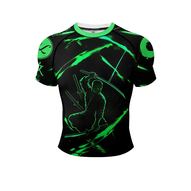 Rashguard Compresión Hombre BJJ No-Gi | Jiu-Jitsu, Kickboxing y Grappling | Poliéster y Spandex