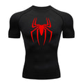 Camiseta de Compresión Hombre Manga Corta | Secado Rápido | Gym, Running y Artes Marciales | Tallas S-3XL