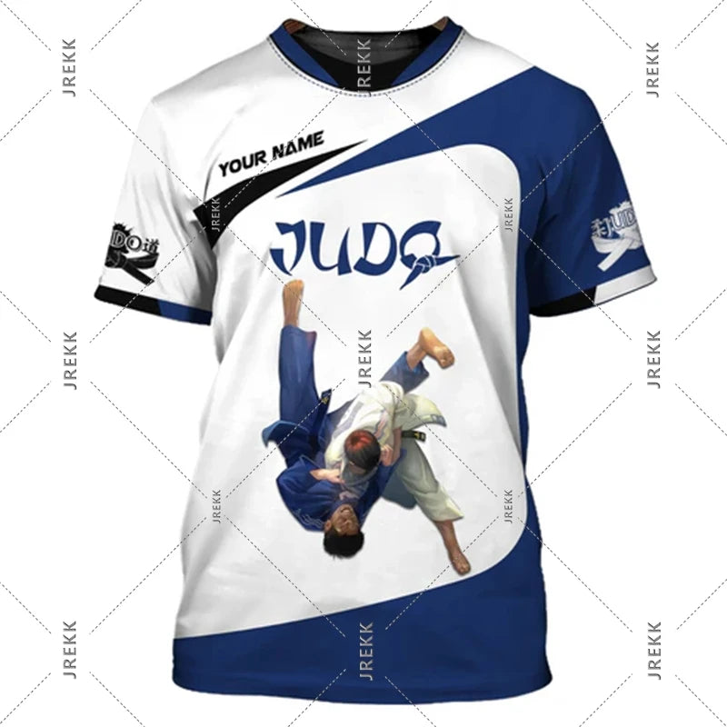 Camiseta Judo y Jiu-Jitsu | Estampado 3D | Ropa Deportiva Artes Marciales